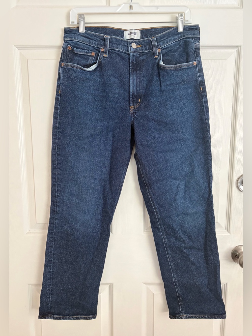 AGOLDE kye  jeans mid rise dark wash